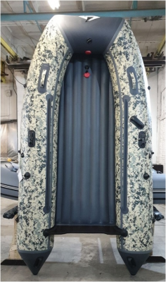 Надувная лодка под мотор для рыбалки Orca 400 НД камуфляж